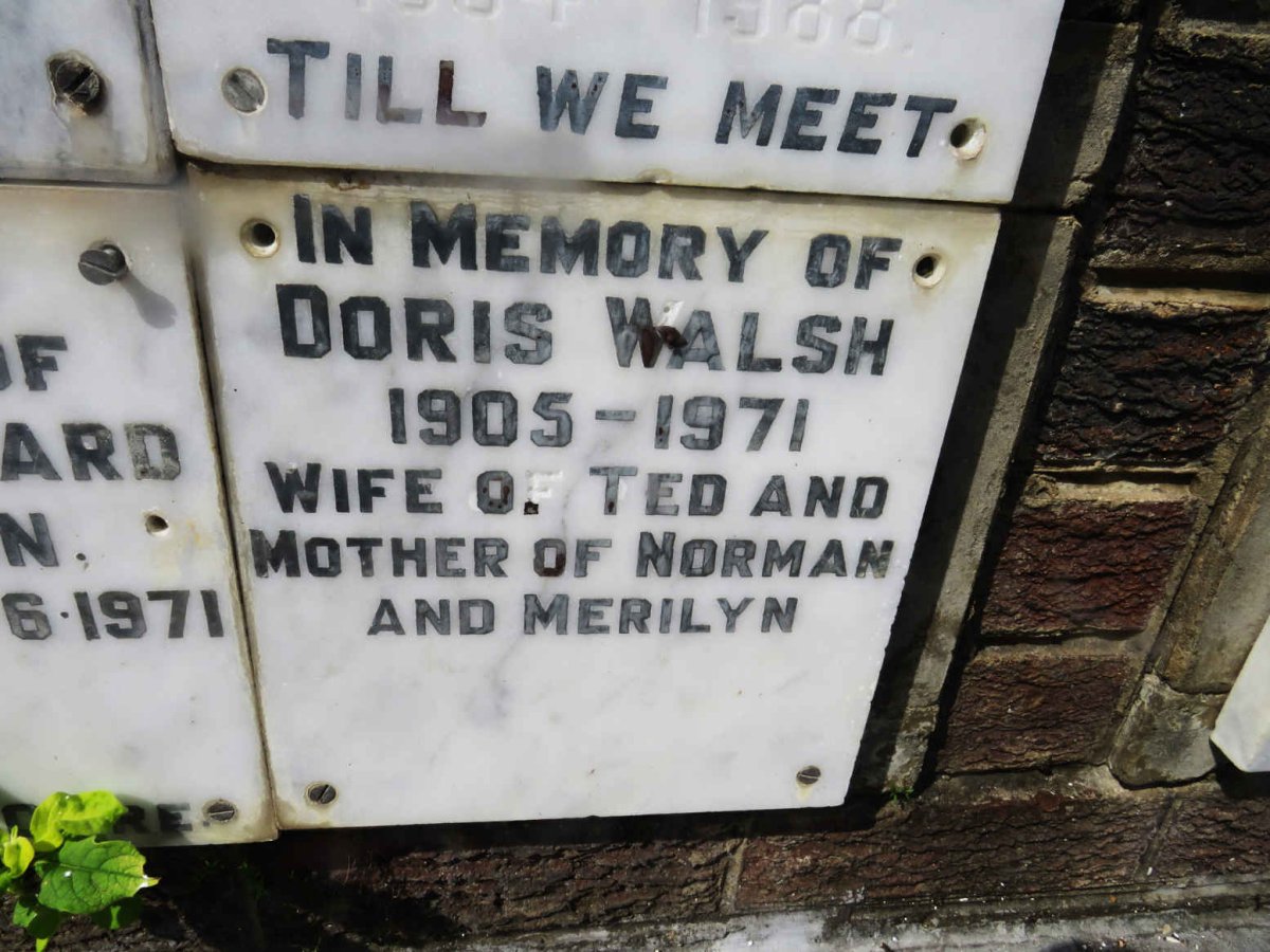 WALSH Doris 1905-1971