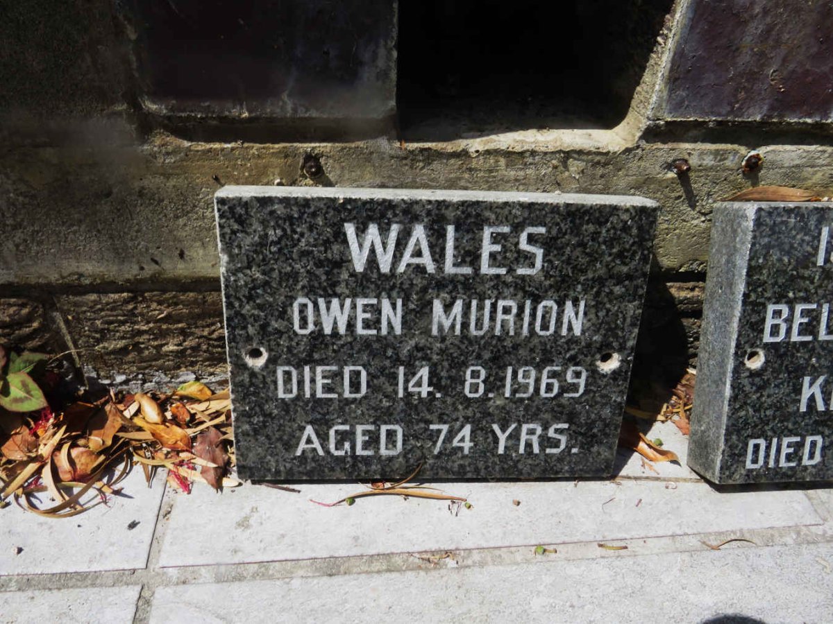 WALES Owen Murion -1969