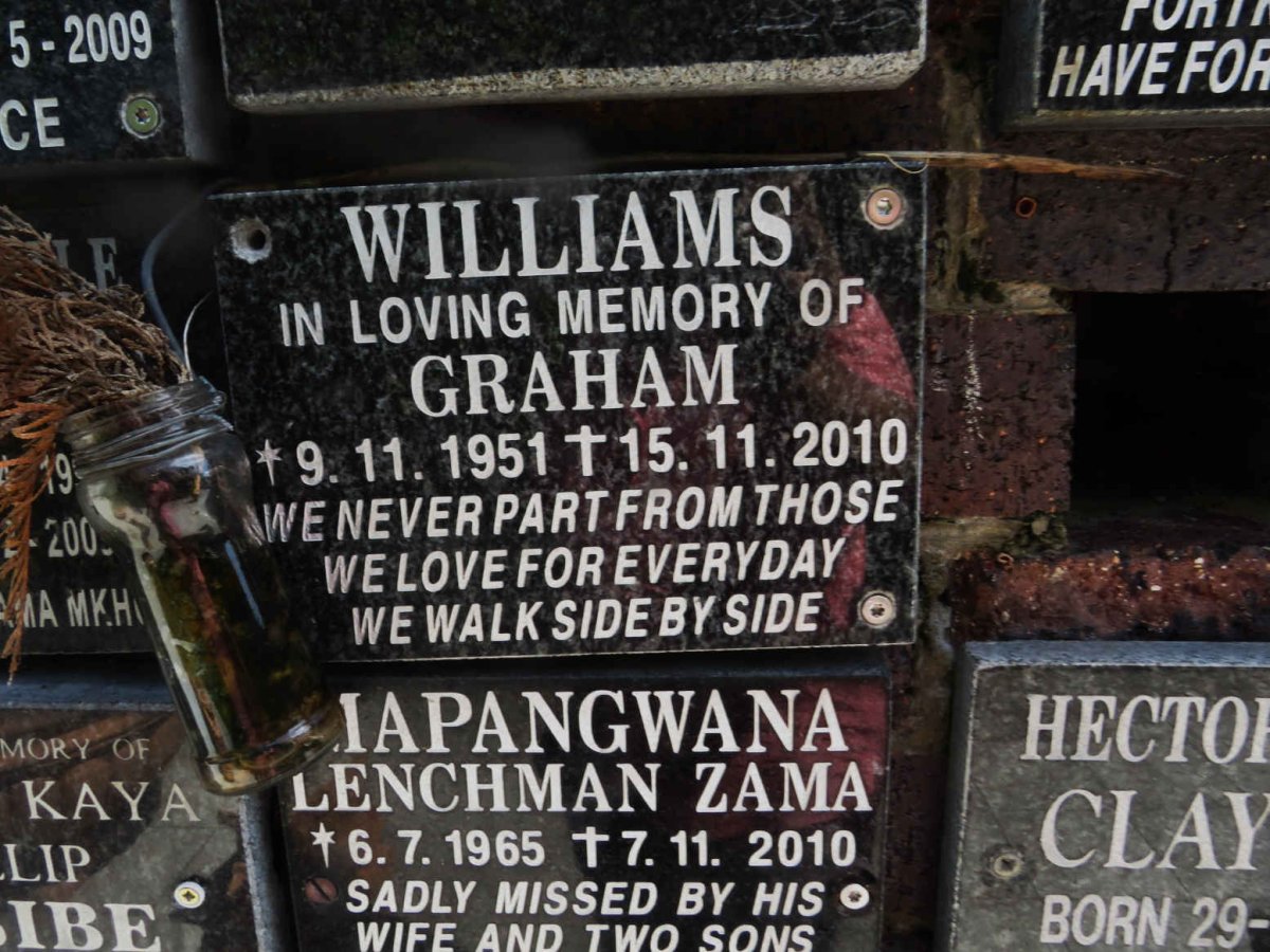 WILLIAMS Graham 1951-2010