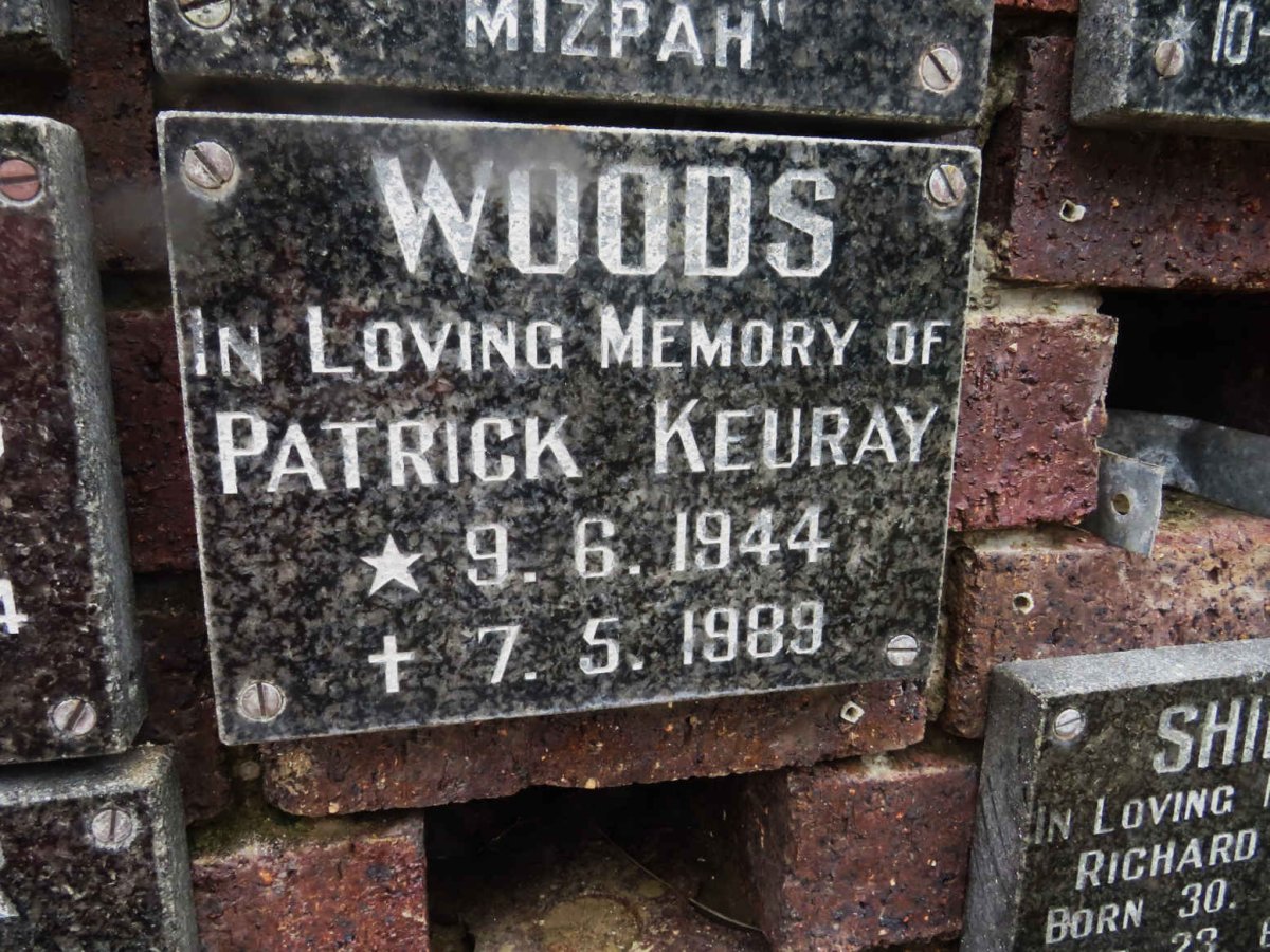 WOODS Patrick Keuray 1944-1989