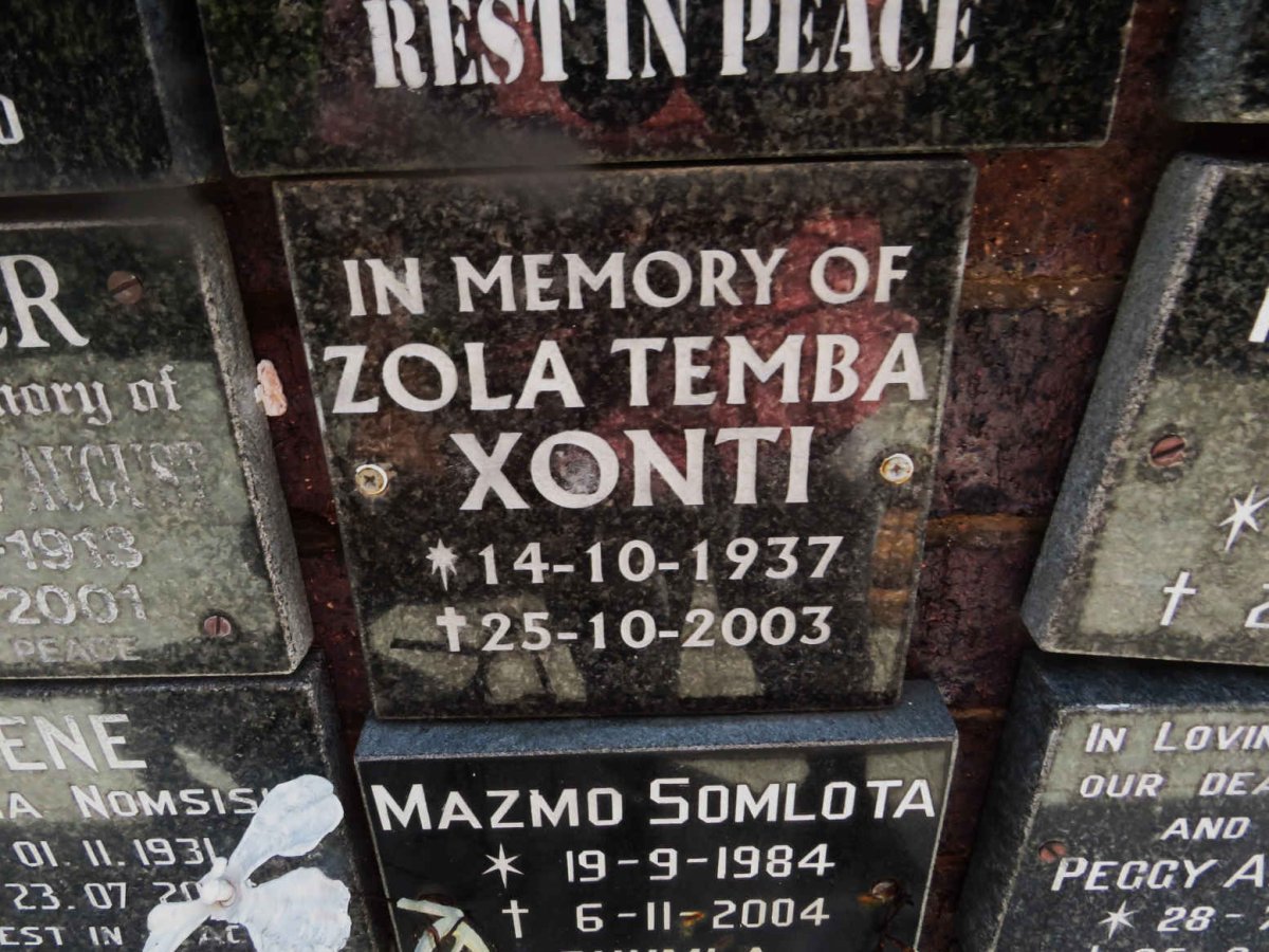 XONTI Zola Temba 1937-2003