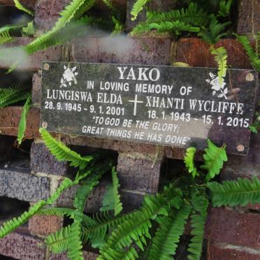 YAKO Xhanti Wycliffe 1943-2015 &amp; Lungiswa Elda 1945-2001