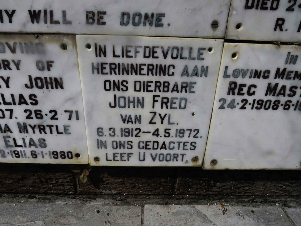 ZYL John Fred, van 1912-1972