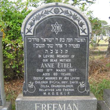 FREEMAN Annie Ethel -1967