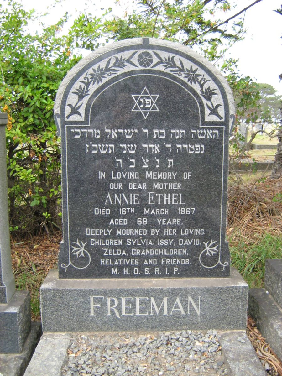FREEMAN Annie Ethel -1967
