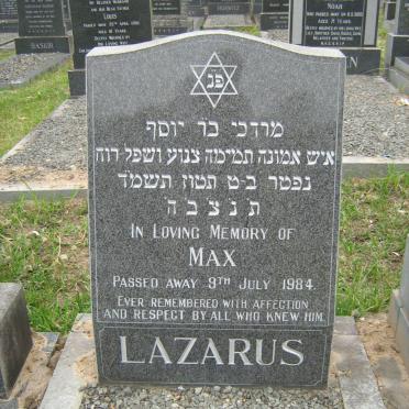 LAZARUS Max -1984