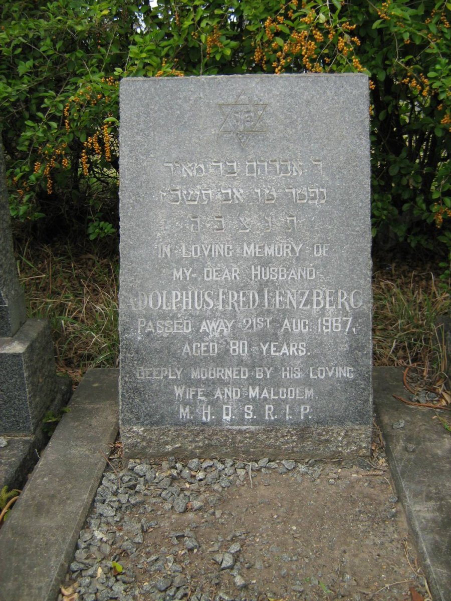 LENZBERG Adolphus Fred -1967