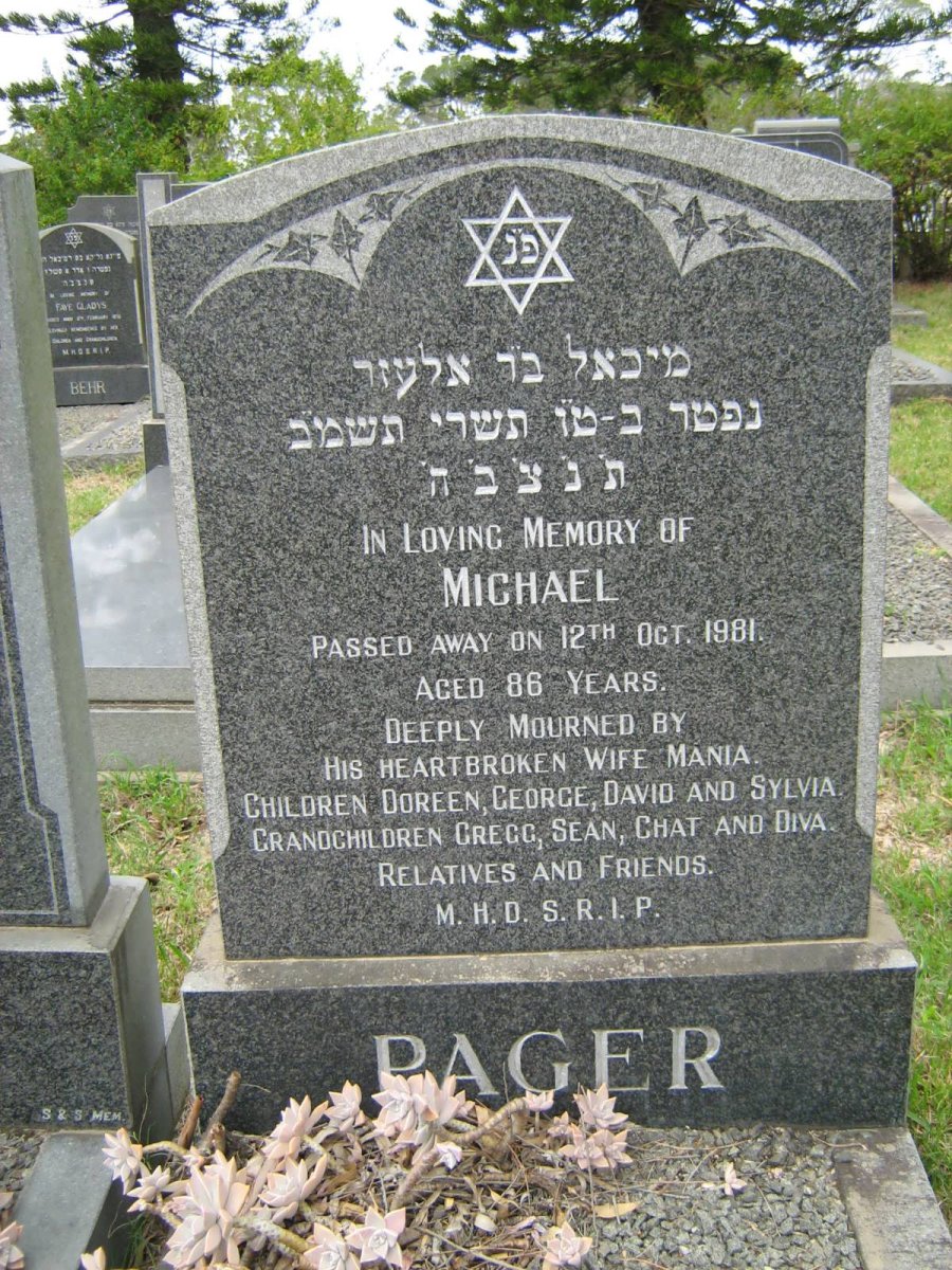 PAGER Michael -1981 