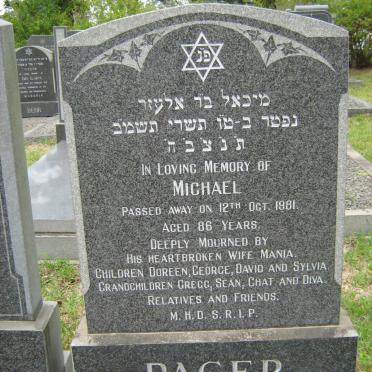 PAGER Michael -1981 