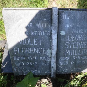 ? George Stephen Phillip 1896-1978 &amp; Violet Florence 1896-1976