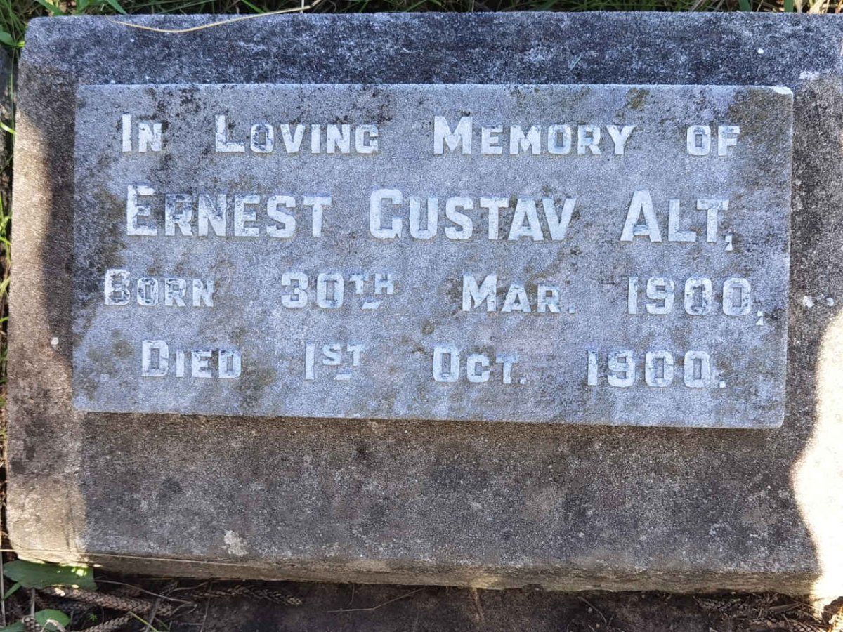 ALT Ernest Gustav 1900-1900
