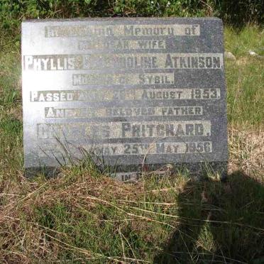 ATKINSON Phyllis Gwendoline -1953 ::  Charles Pritchard -1956