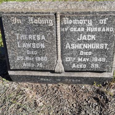 ASHENHURST Jack -1949 :: LAWSON Theresa -1980