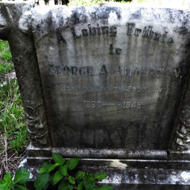 ANDERSON George A. 1888-1946