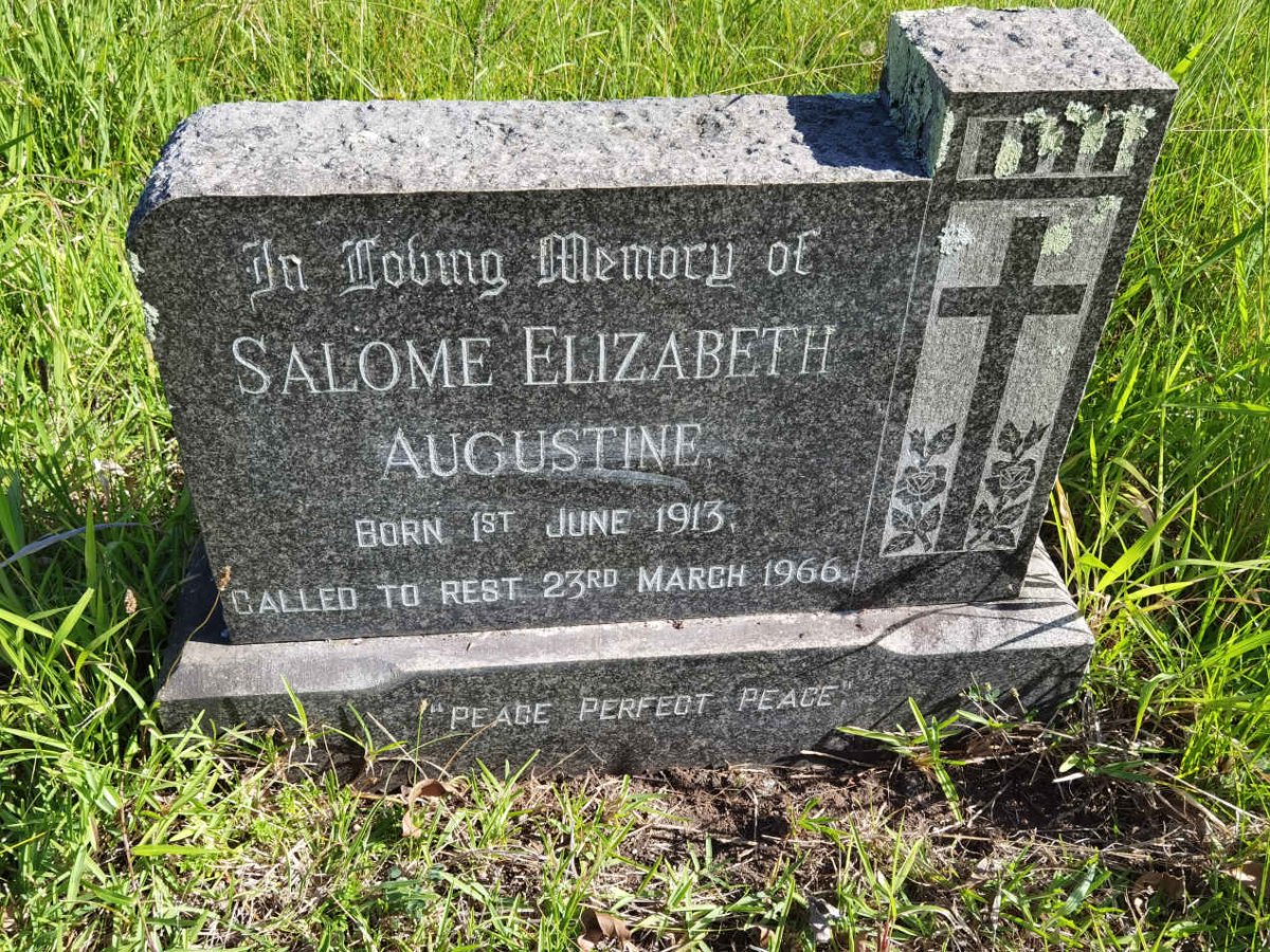 AUGUSTINE Salome Elizabeth 1913-1966