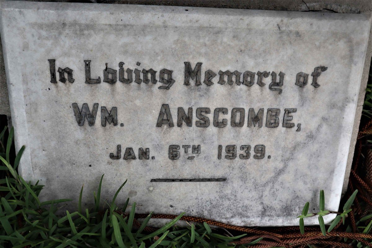 ANSCOMBE Wm. -1939