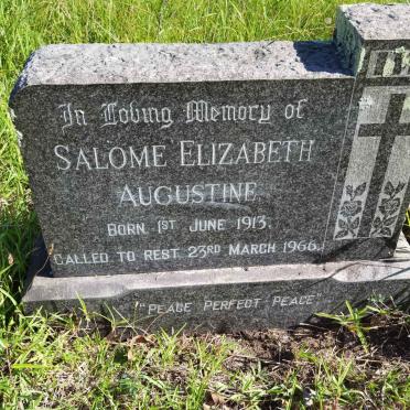 AUGUSTINE Salome Elizabeth 1913-1966
