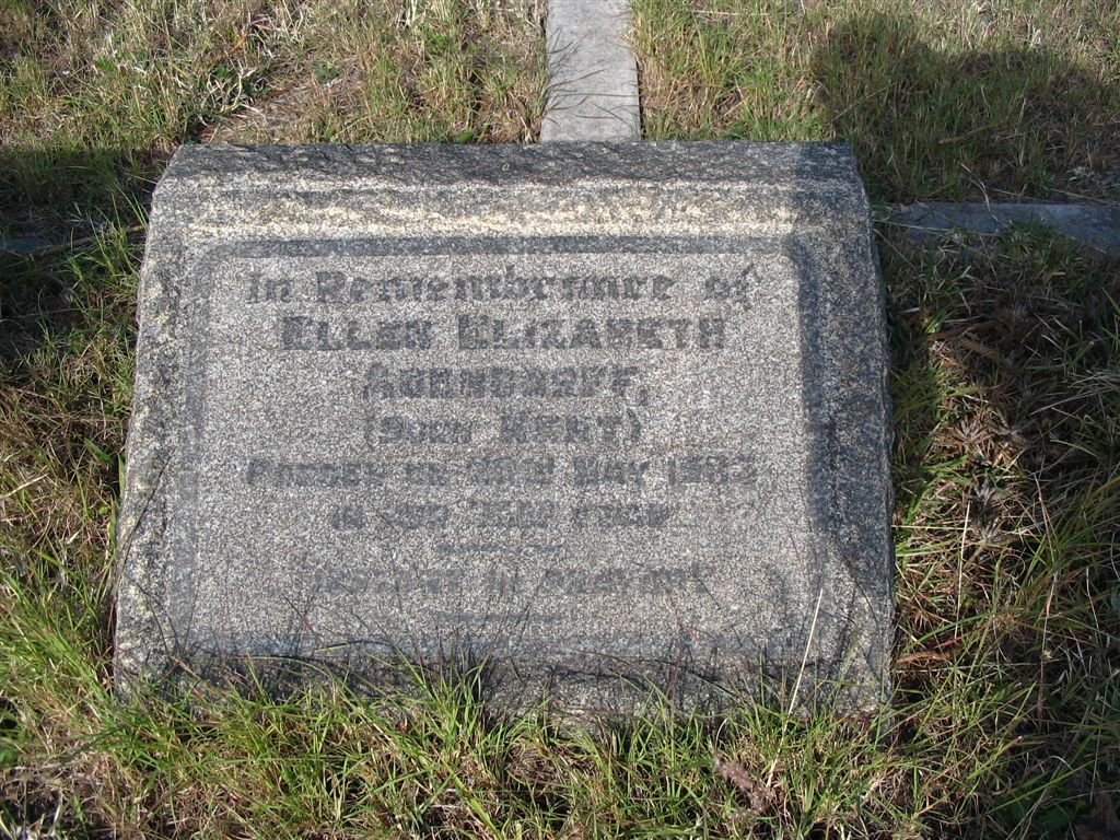 ADENDORFF Ellen Elizabeth nee KENT -1933