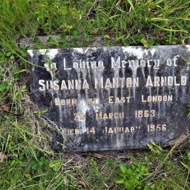 ARNOLD Susanna Manton 1863-1956