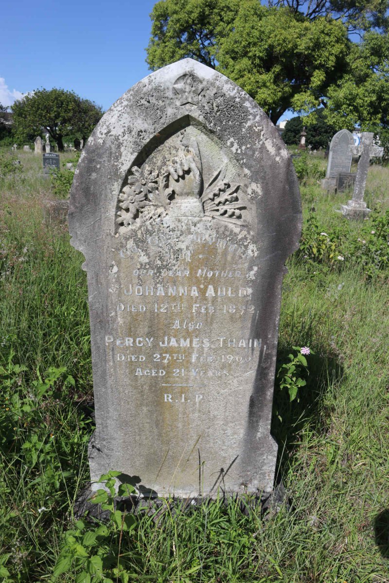 AULD Johanna -1892 :: THAIN Percy James -1900
