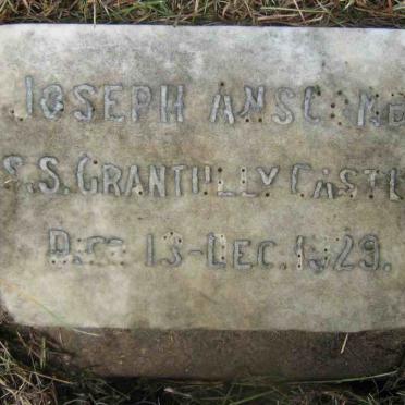 ANSCOMBE Joseph -1929