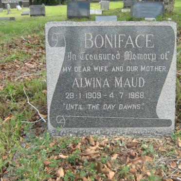 BONIFACE Alwina Maud 1909-1968