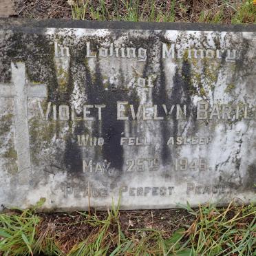 BARTLETT Violet Evelyn -1946