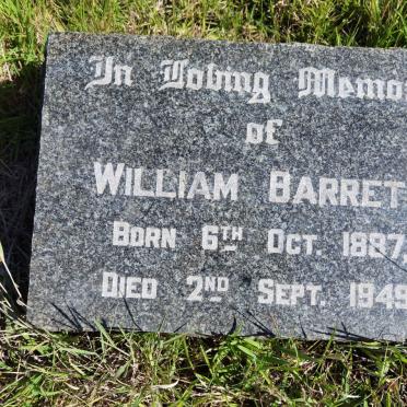BARRETT William 1887-1949
