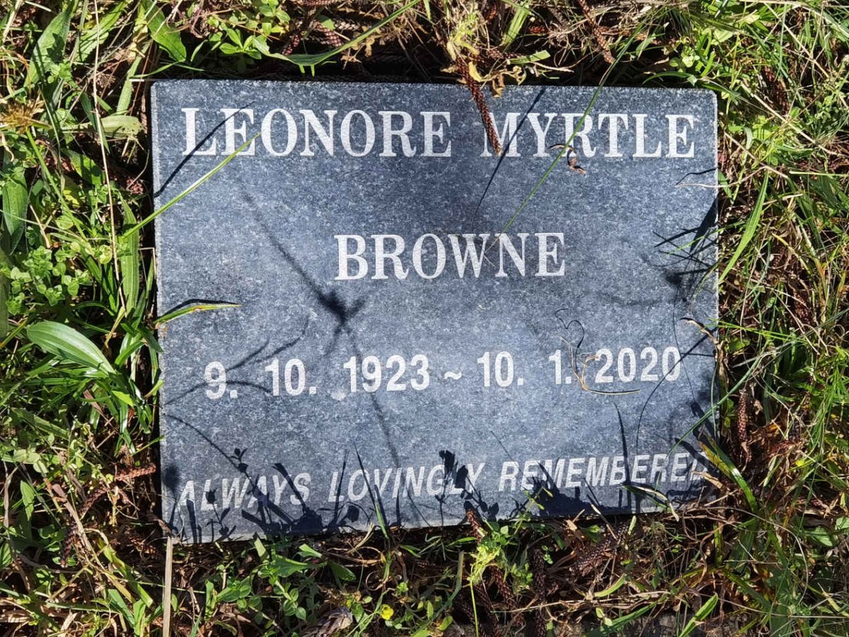 BROWNE Leonore Myrtle 1923-2020