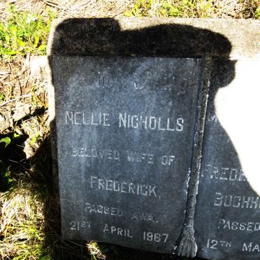 BUCHHOLZ Frederick William -1956 & Nellie Nicholls -1967 _1
