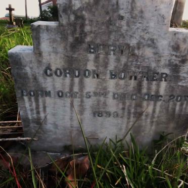 BOWKER Beryl, GORDON- 1899-1899