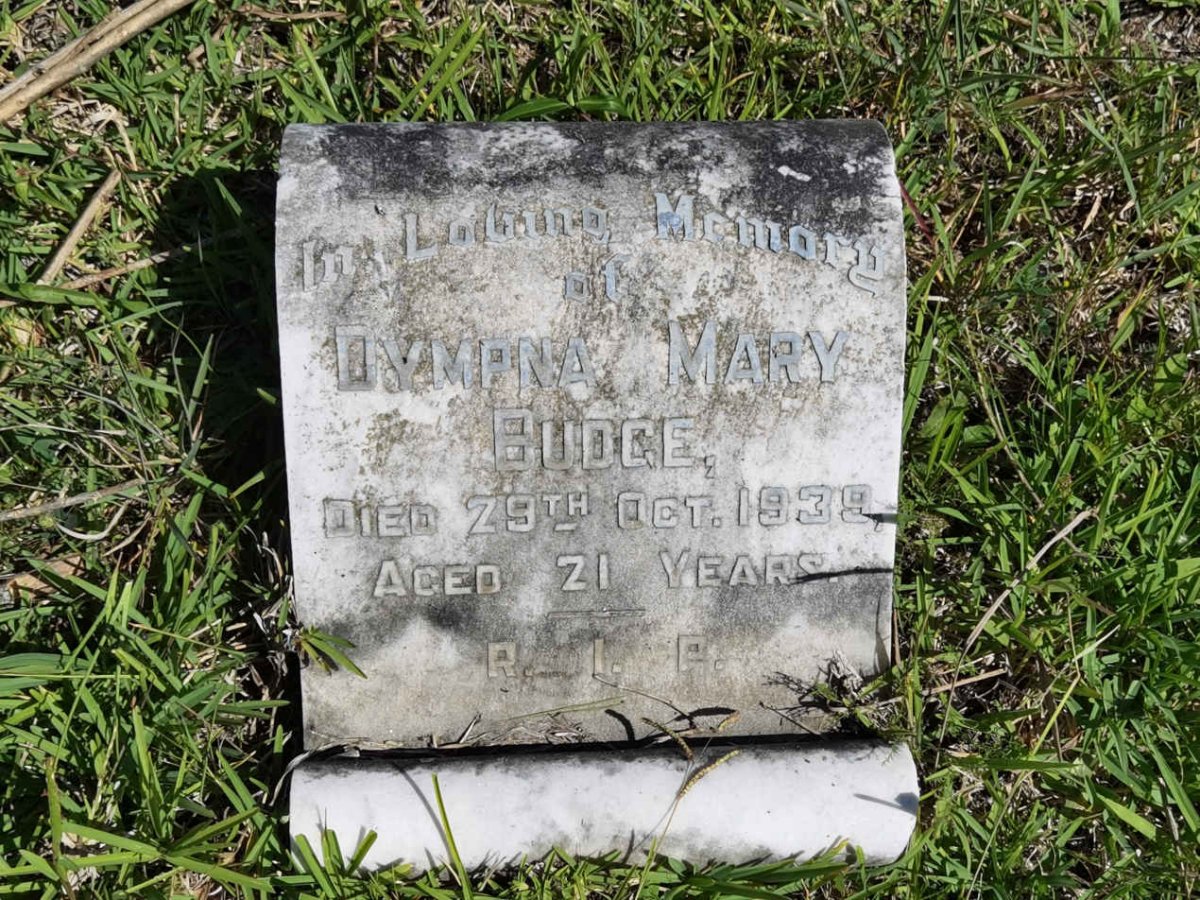 BUDGE Dympna Mary -1939