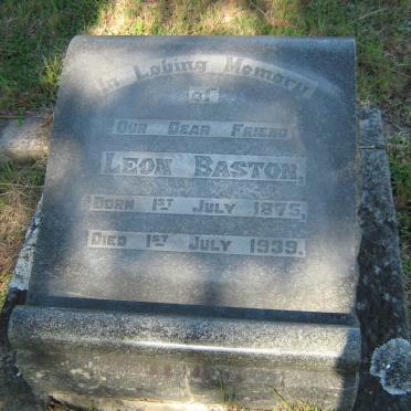 BASTON Leon 1875-1939