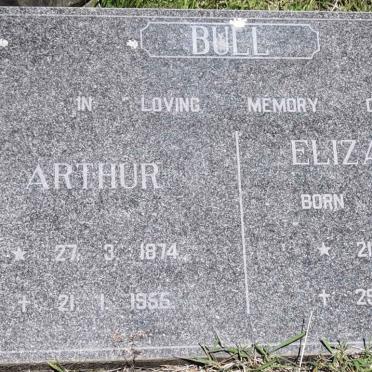 BULL Arthur 1874-1955 & Elizabeth LOMBARD 1883-1974