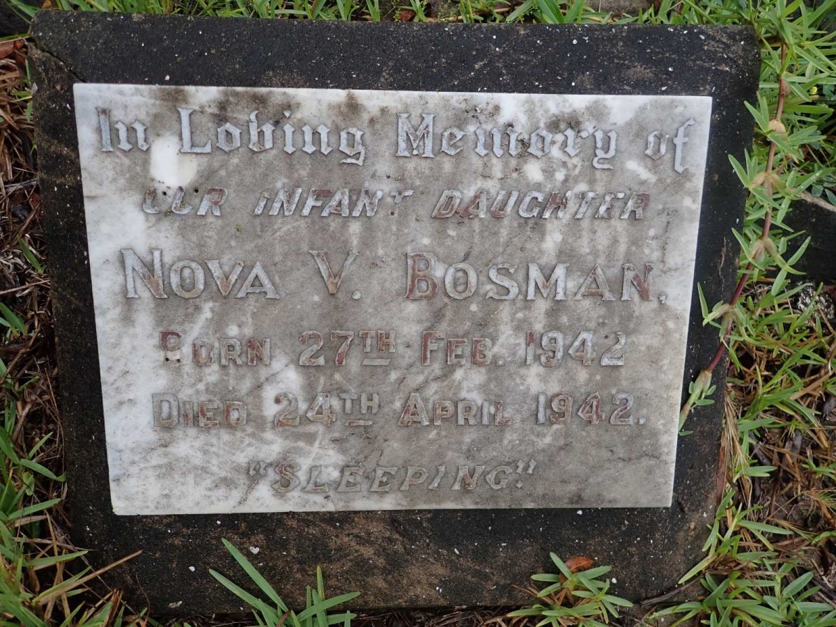 BOSMAN Nova V. 1942-1942