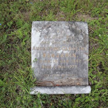 BENJAMIN Augustine Caroline 1882-1928