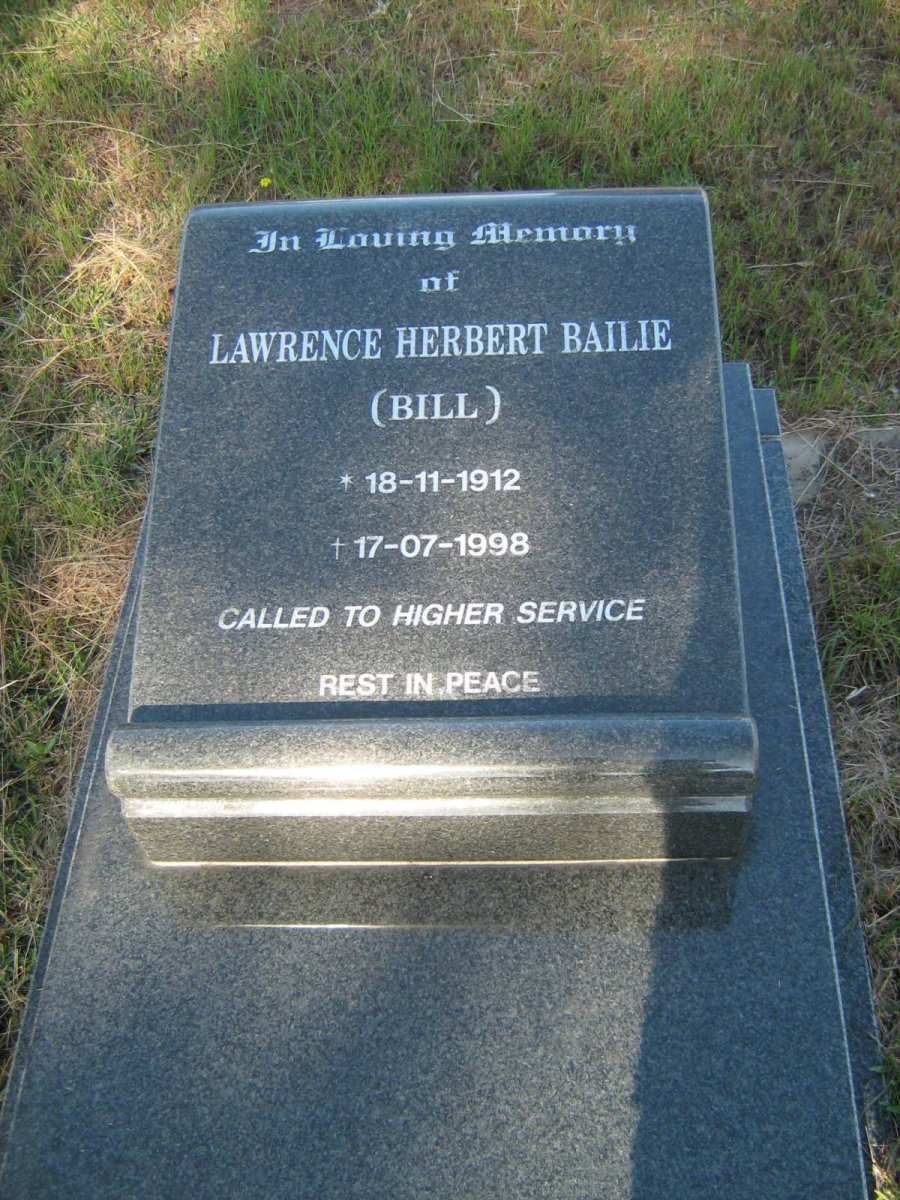 BAILIE Lawrence Herbert 1912-1998