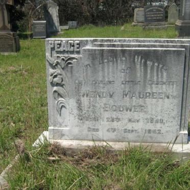 BOUWER Wendy Maureen 1940-1942