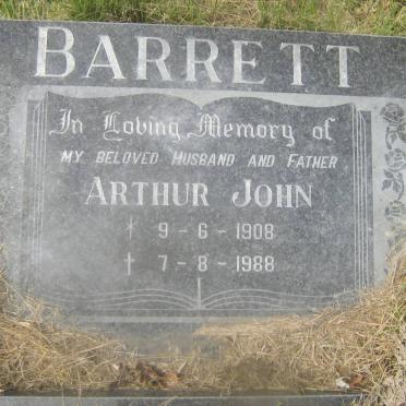 BARRETT Arthur John 1908-1988