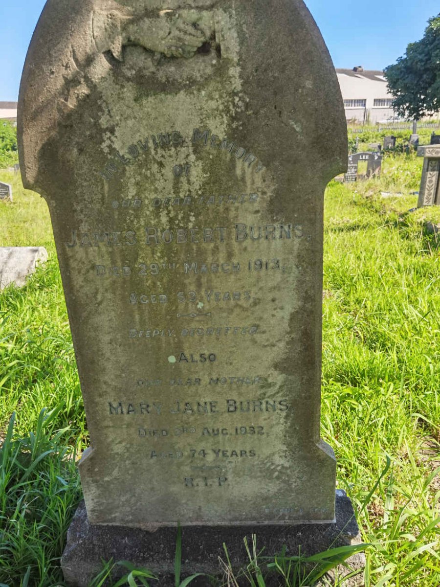 BURNS James Robert -1913 & Masry Jane -1932