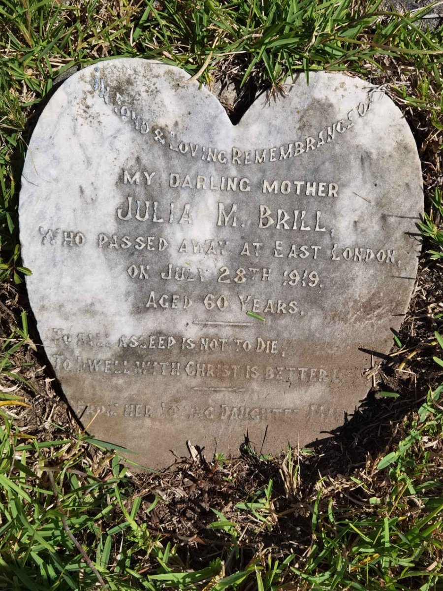 BRILL Julia M.  -1919