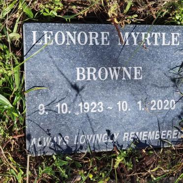 BROWNE Leonore Myrtle 1923-2020
