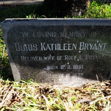 BRYANT Doris Kathleen 1891-1977