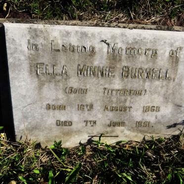 BURNELL Ella Minnie nee TITTERTON 1868-1951