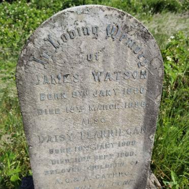 CATHRO James Watson 1896-1896 ::  CATHRO Daisy Flanniegan 1900-1900