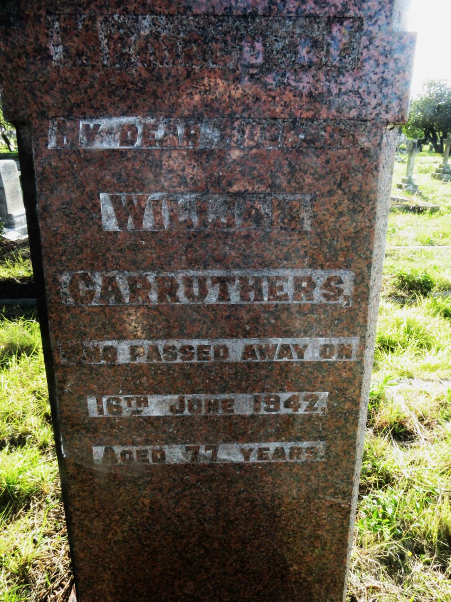 CARRUTHERS William -1942
