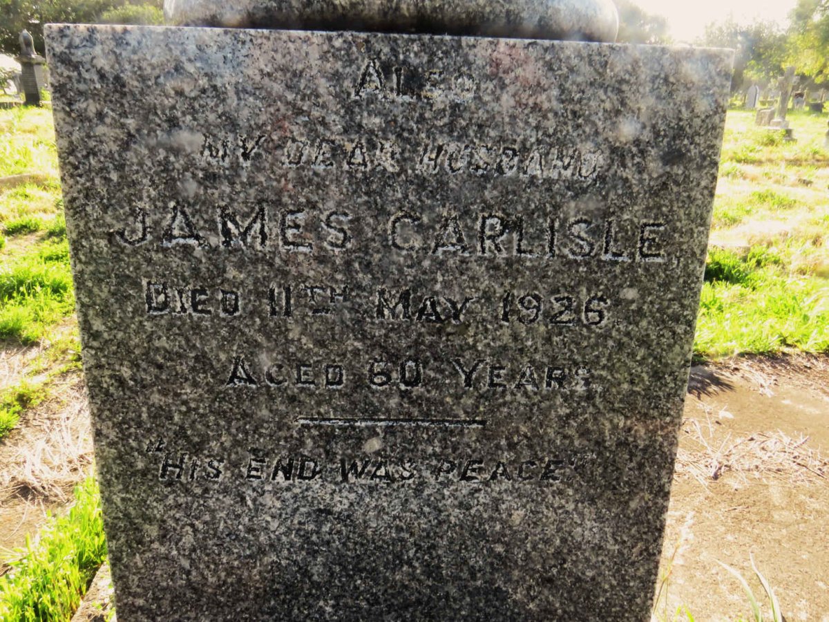 CARLISLE James -1926