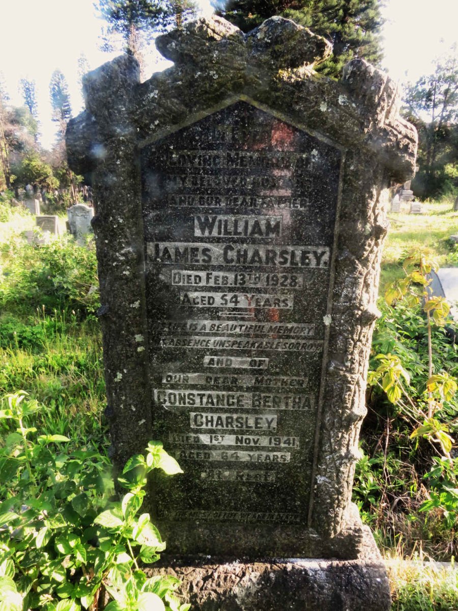 CHARSLEY William James -1928 & Constance Bertha -1941