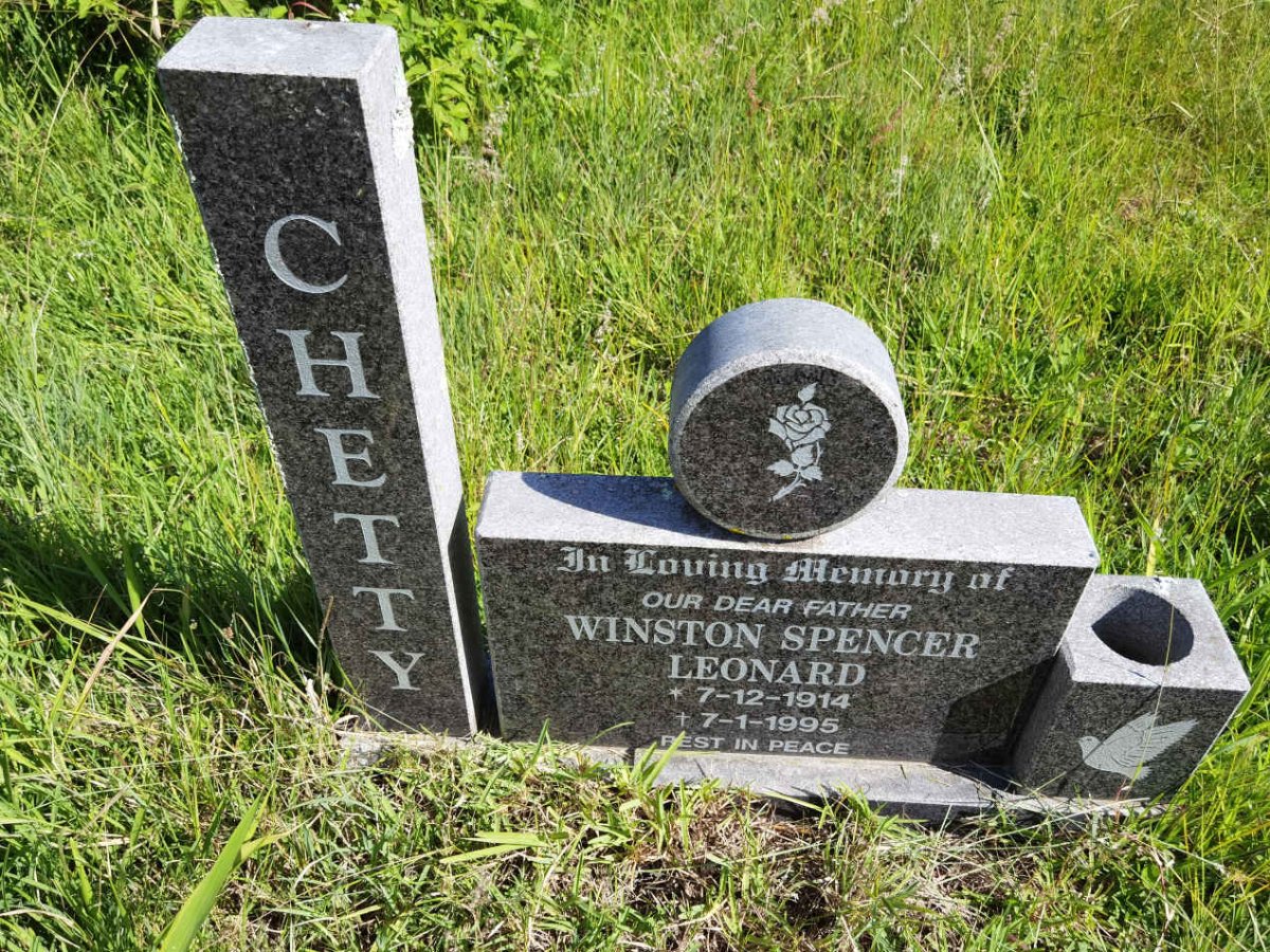 CHETTY Winston Spencer Leonard 1914-1995