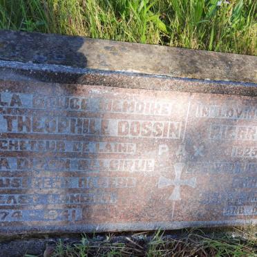 DOSSIN Theophile 1874-1941 :: DOSSIN Pierre 1925-1999